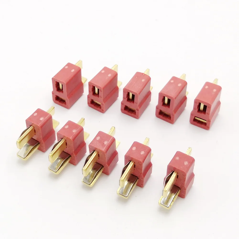 Т образная розетка и штепсельная Вилка для RC LiPo разъем батареи 10 шт./лот|plug socket