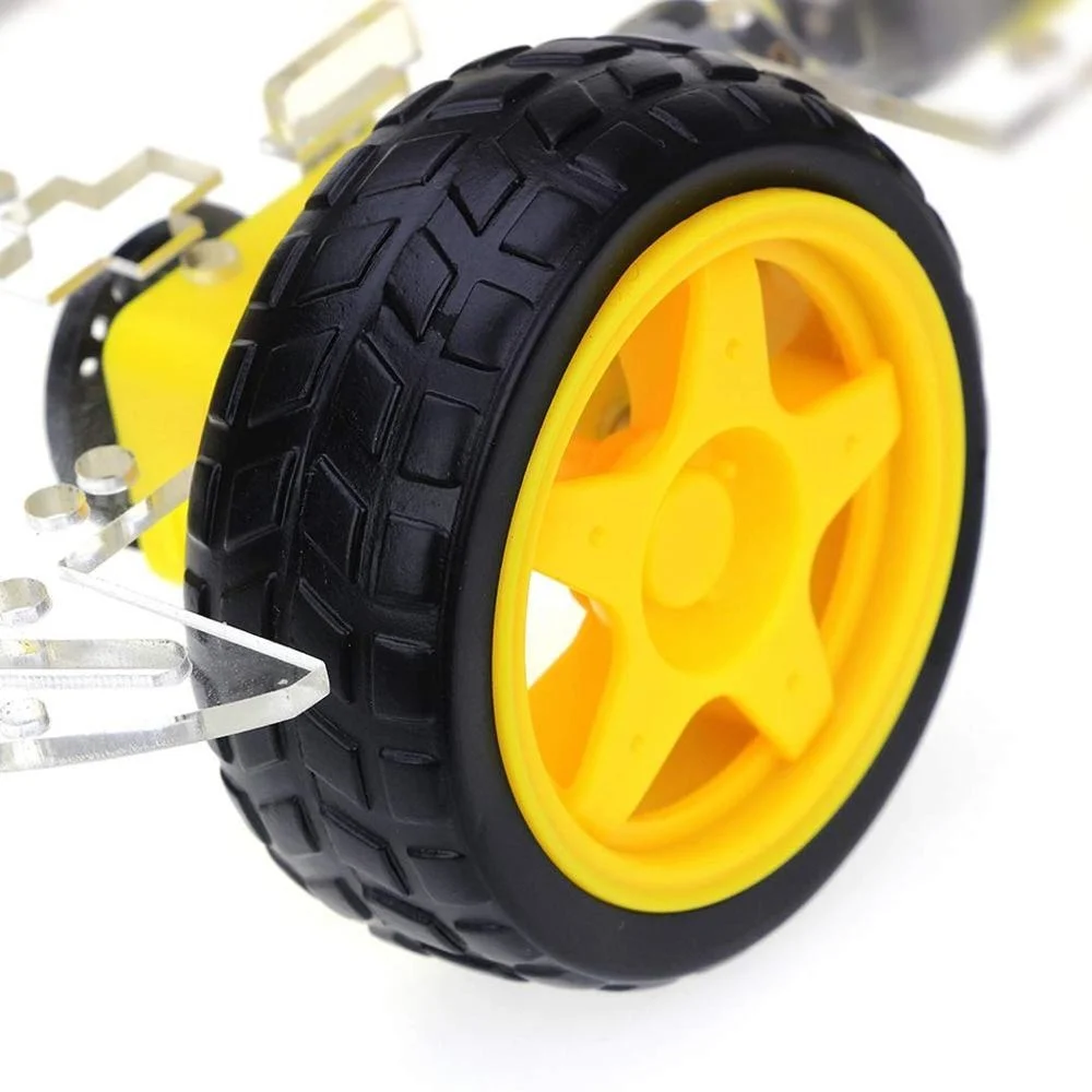 Smart Robot Car Chassis Kit with Speed Encoder 4WD & Battery Box for Arduino | Электронные компоненты и