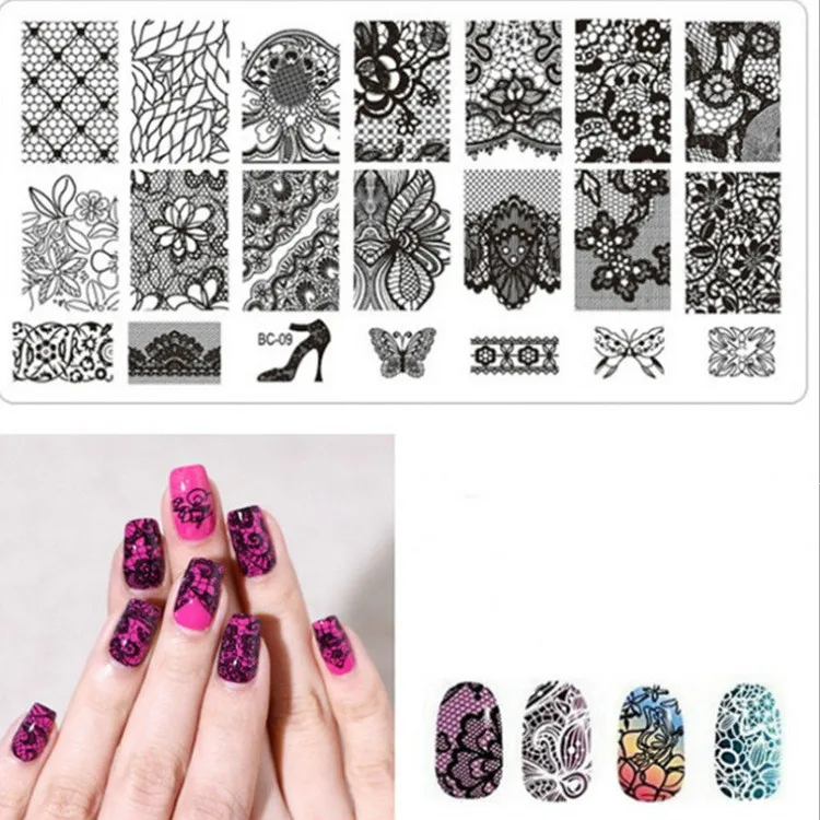 Резиновый Штамп для стемпинга ногтей штамп скребок с крышкой шаблон все маникюра