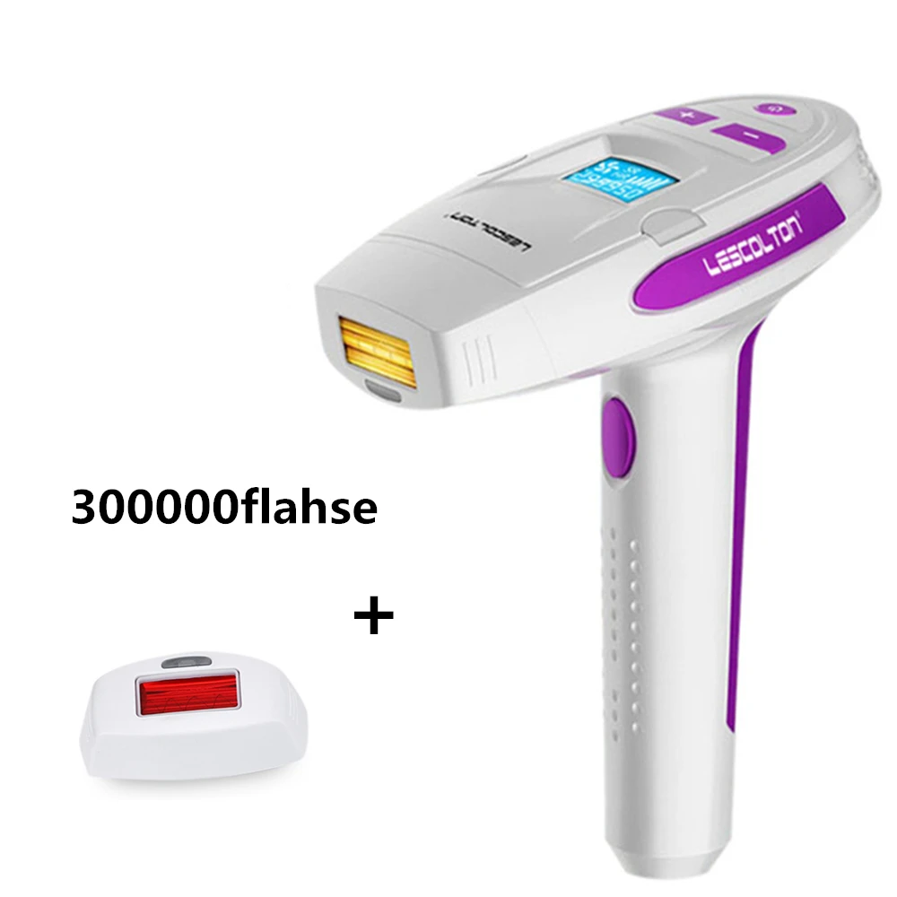 300000flashes Lescolton IPL эпиляция 2 в 1 постоянный лазерный эпилятор T006i лазерная эпиляция для бритья депилятор женское тело бикини депилятор - Цвет: 300000flashes
