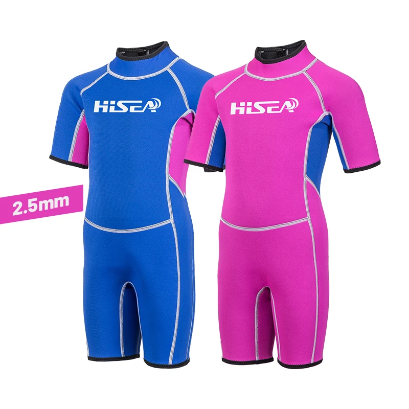 Детский купальник HISEA для мужчин и женщин Цельный Солнцезащитный костюм с