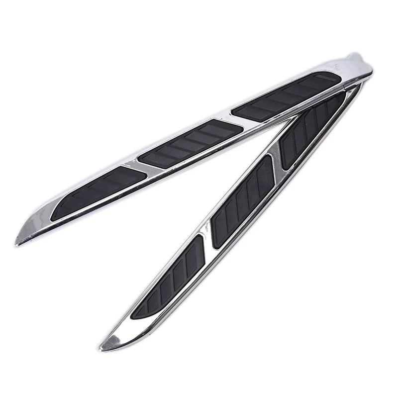 3d наклейка на вентиляционное отверстие крыло хромированный сплав металлическая