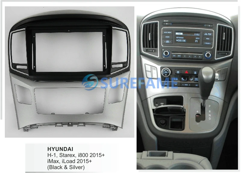 9-дюймовая Автомобильная радиопанель Fascia Для HYUNDAI H1 H-1 Starex i800 iLoad iMax 2015 + комплект