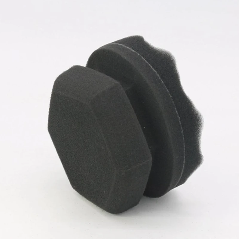 Моющая губка для автомобильных шин профессиональный аппликатор шестиугольный