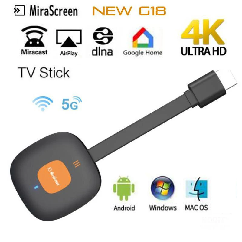 

MiraScreen G18 Wireless WiFi Display HDTV Dongle Receiver For Android TV Stick hdmi-compatible Mirror Screen Airplayers DLNA iOS