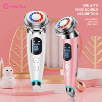 skin rejuvenation face lifting wrinkle removal face massager fr mesotherapy electroporation radio frequency led photon skin care