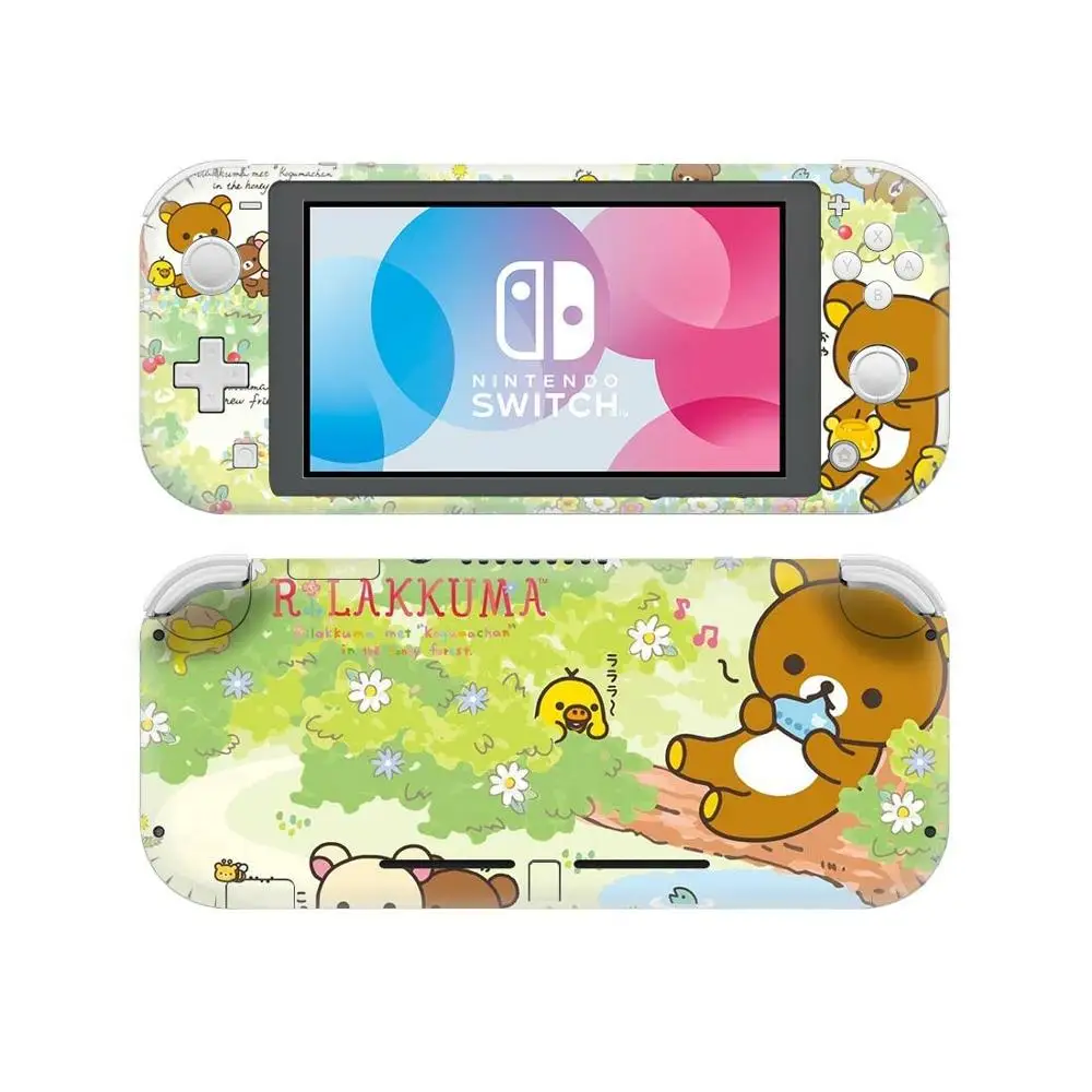 

Vinyl Screen Skin Cute Animal Rilakkuma Protector Stickers for Nintendo Switch Lite NS Console Nintend Switch Lite Skins