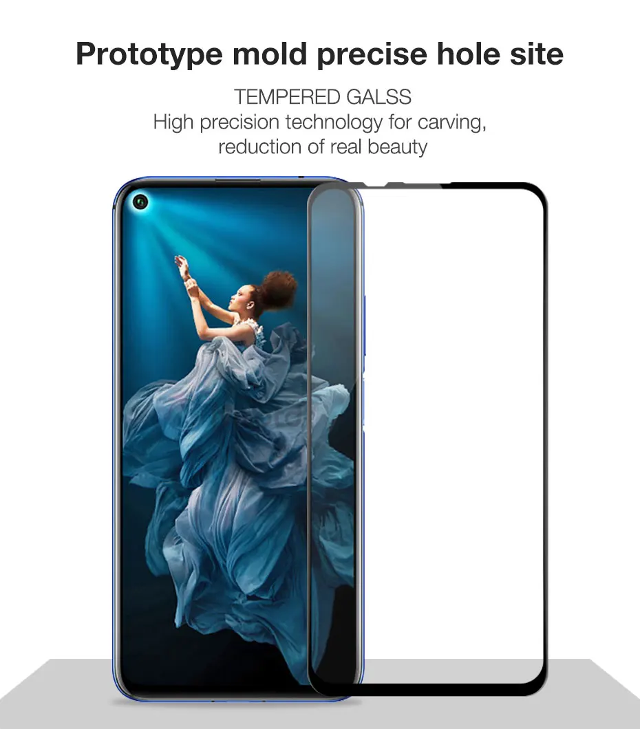 Закаленное стекло для Honor 20 Pro Lite 20i View V30 8X 9X 10 Pay 8 9 | Мобильные телефоны и