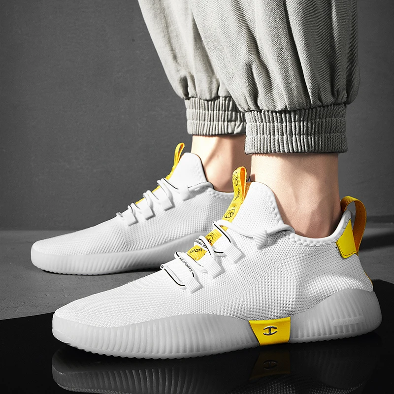 

Men Outside Golf Shoes Breathable Mesh Sneakers Men Lace Up Light Golfing Sneaker Outdoor Sport Trainers Men Golf Training Shoes