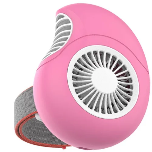 

Мини-вентилятор Ручной, перезаряжаемый, с ремешком и вращающимся циферблатом