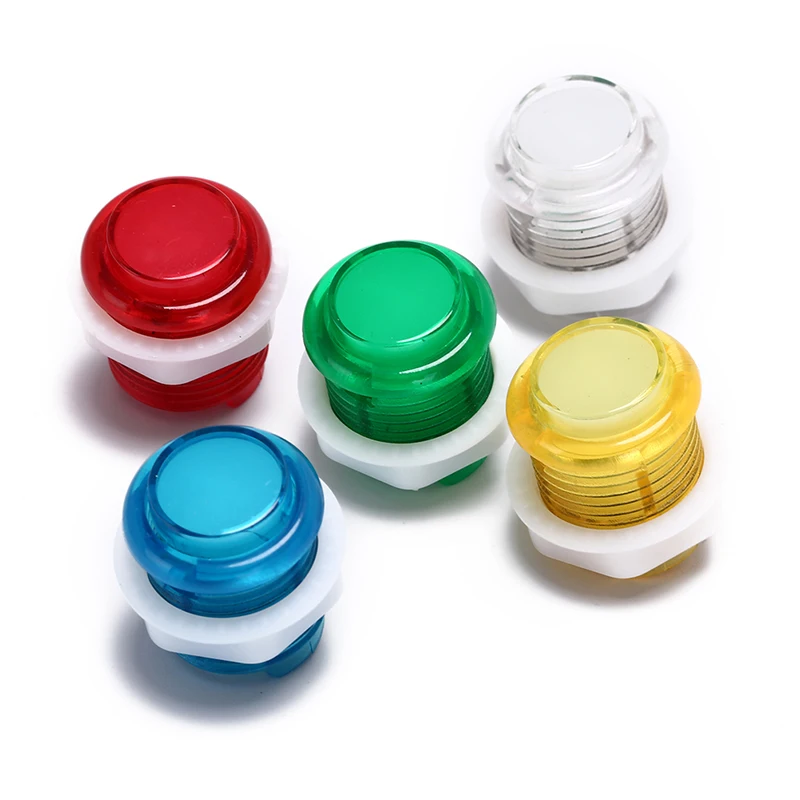 Arcade Push Button 24mm Led Illuminated 5v Buttons Built-in Switch For Joystick | Спорт и развлечения