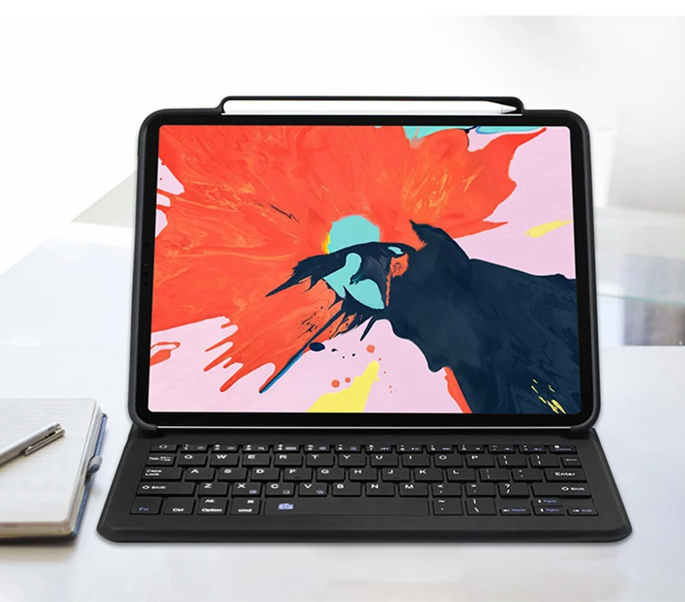 Бизнес для iPad Pro 11 чехол-клавиатура Smart Ultra Slim из искусственной кожи чехол-книжка для iPad Pro 11 дюймов 1" с карандашом