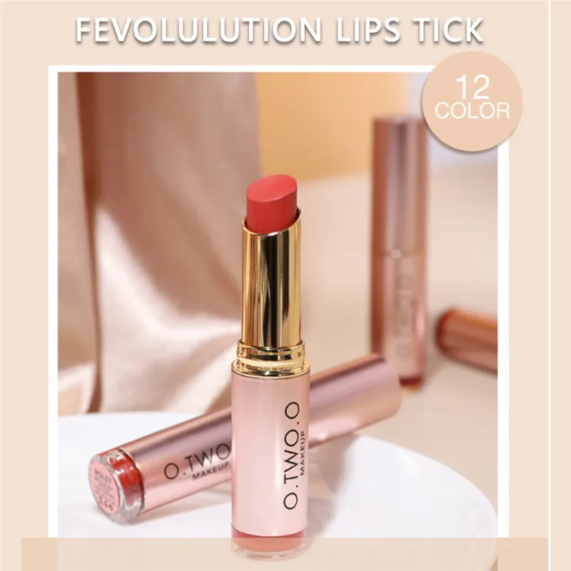 12 Цветов Матовая Губная Помада Не Сушит Водонепроницаемый Увлажняющий Бальзам для Губ Сексуальный Нежно-Розовый Красный Оттенок Влажные Губы Макияж Косметика.