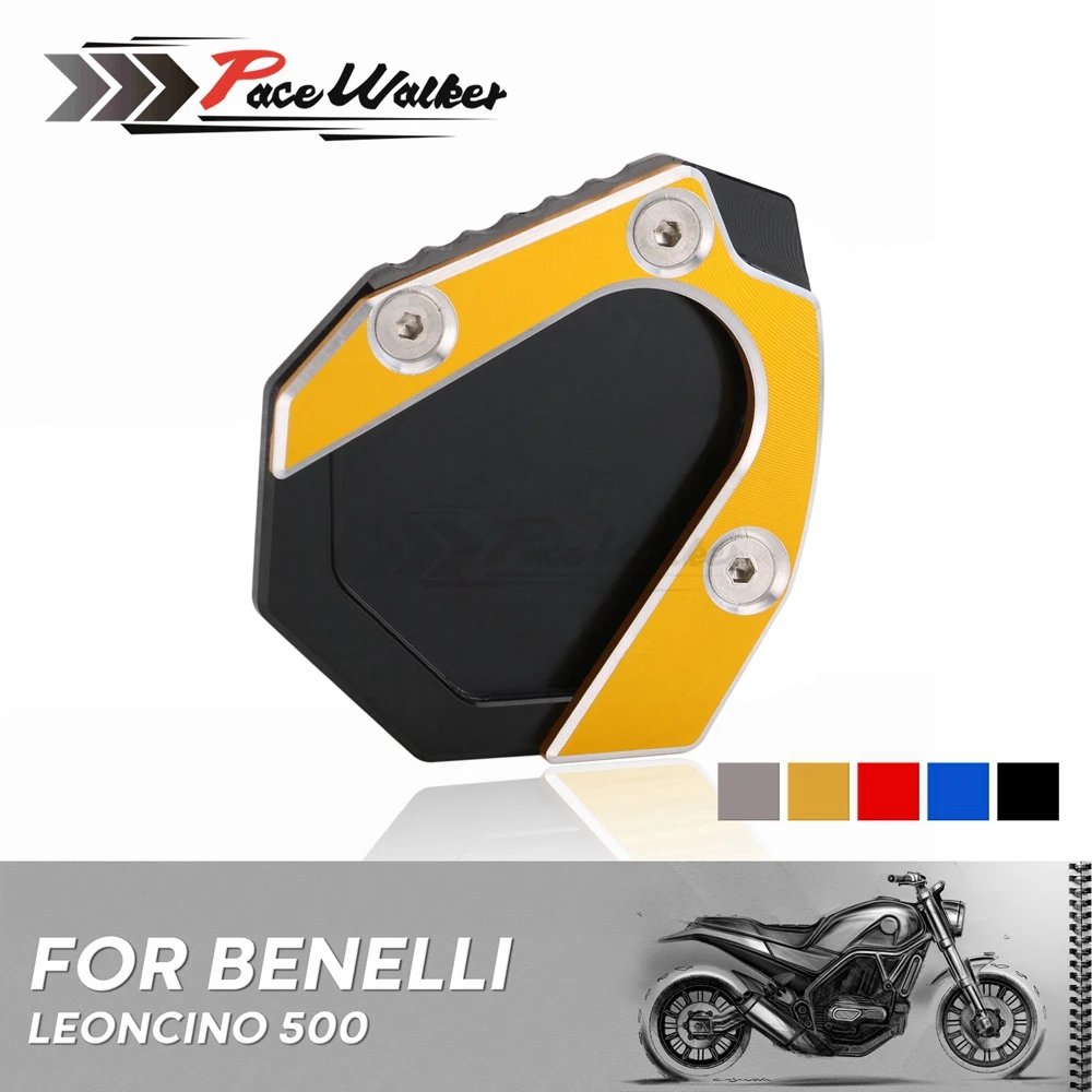 Для Benelli leoncino 500 leoncino500 аксессуары для мотоциклов CNC алюминиевая подножка боковая