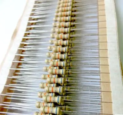 Бесплатная доставка. 1/2 Вт Резистор из углеродистой пленки 1 k - 0 5 W m ohm резистор в