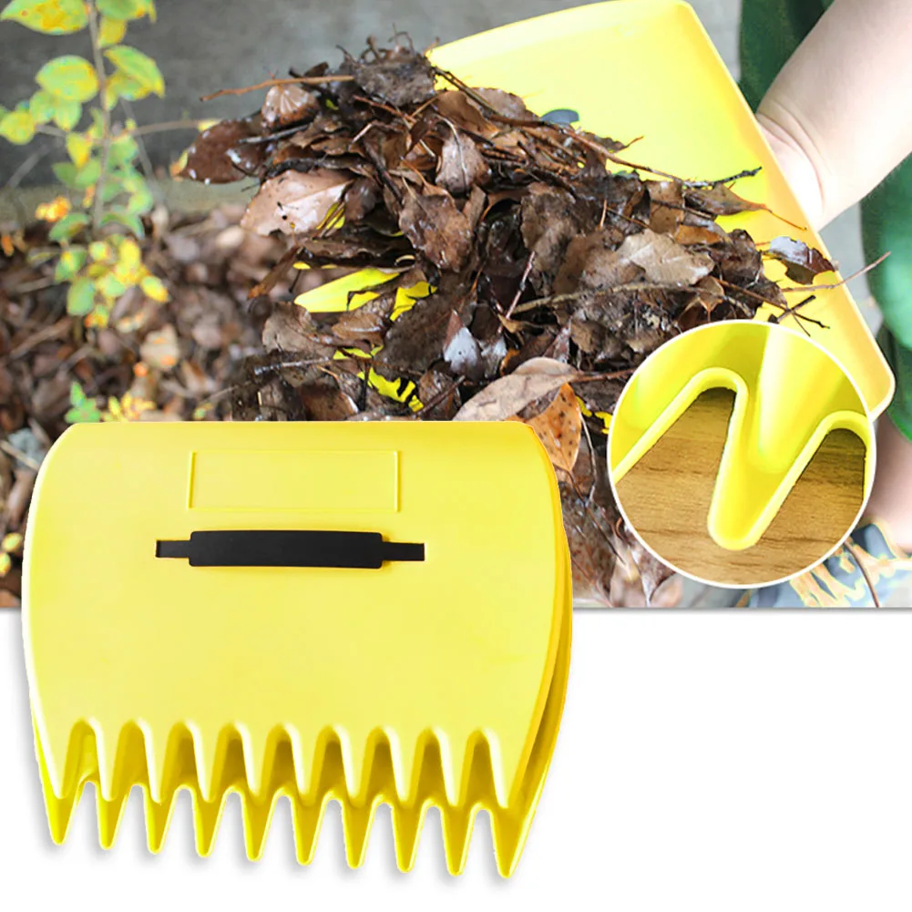 1 пара обрезки травы сбора рук грабли сад очистки забрать мусор инструмент для