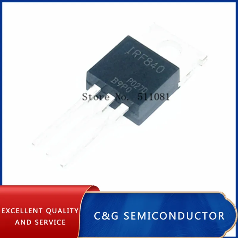 10 шт. IRF840PBF IRF840 IRF830 IRF820 IRF740 IRF730 IRF640 IRF630 IRF540 IRF530 IRF520 IRF510