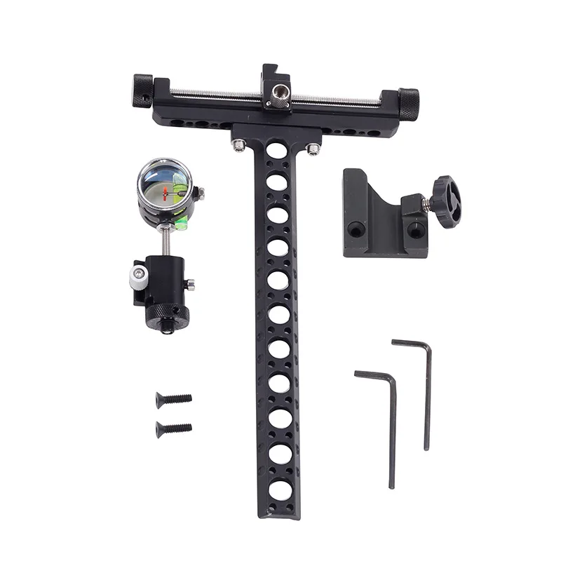 

Composite Mechanical Pulley Bow And Arrow Universal Single Needle Sight And 4x Lens Long Rod Archery Competitive Sight Tp8510