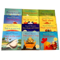 12 booksset usborne english picture book phonics readers classroom educational toys for children montessori picture story book
