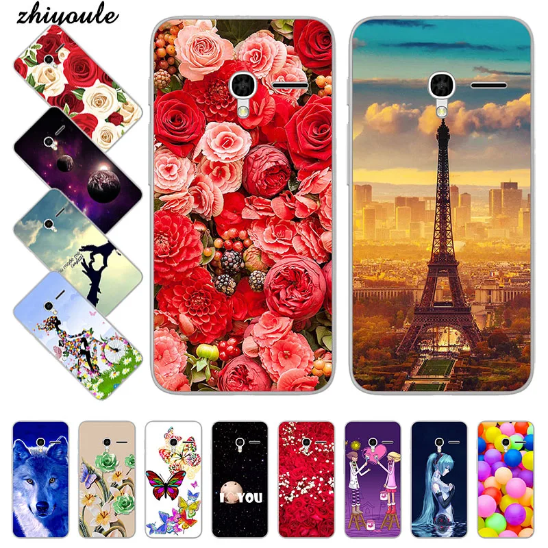 Новый стиль для Alcatel One Touch Pop 3 Pop3 5 0 5015 5015D 5015X 5065 5065D 5065X мягкий силиконовый чехол с
