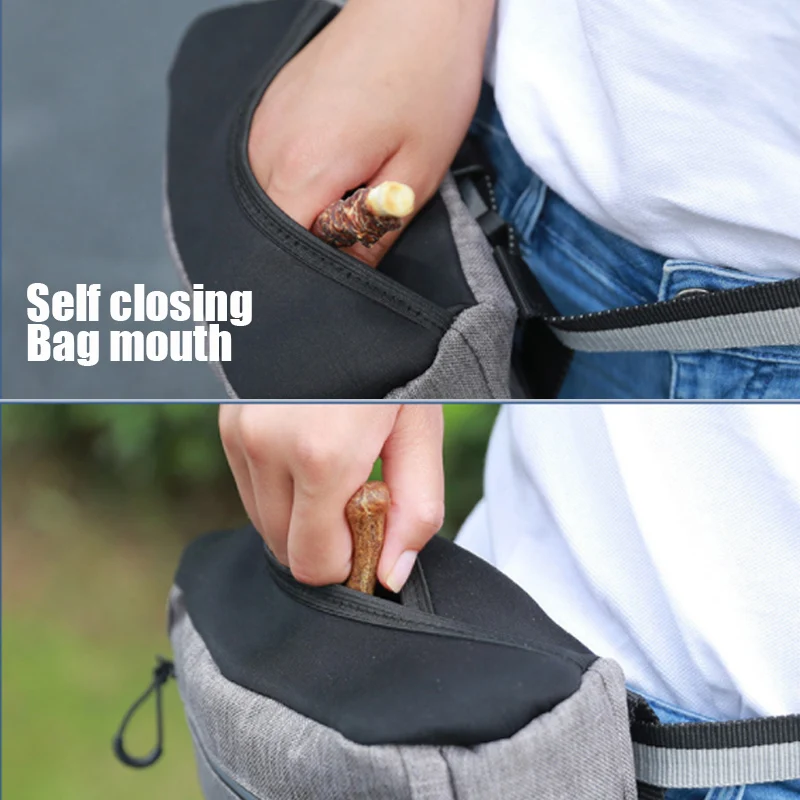 

NEW Large Capacity Pet Dog snack bag Dog Leashes Waist belt pet training Pocket Bag Outdoor Bait phone Toy Carrier Bag Pack