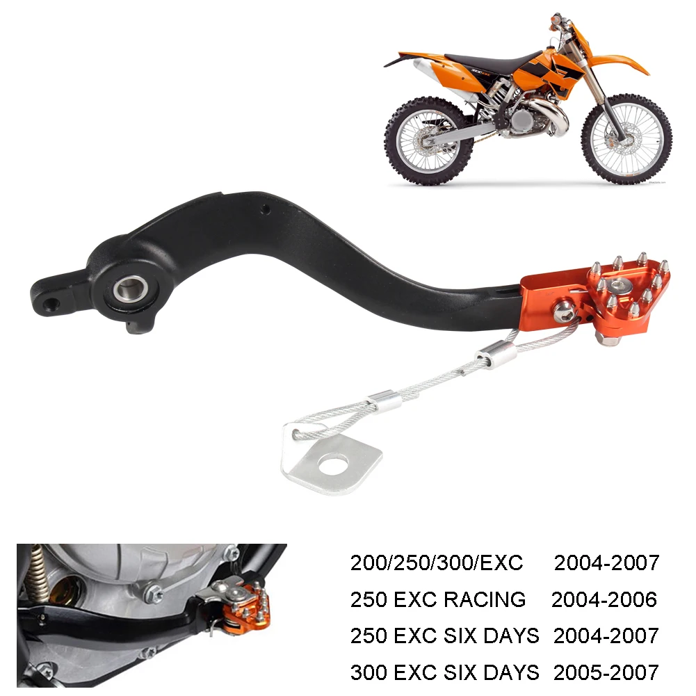 

Motocycle Foot Brake Pedal For KTM EXC 200 250 300 RACING SIX DAYS FACTORY EDITION 2004 2005 2006 2007 Motobike Accessories