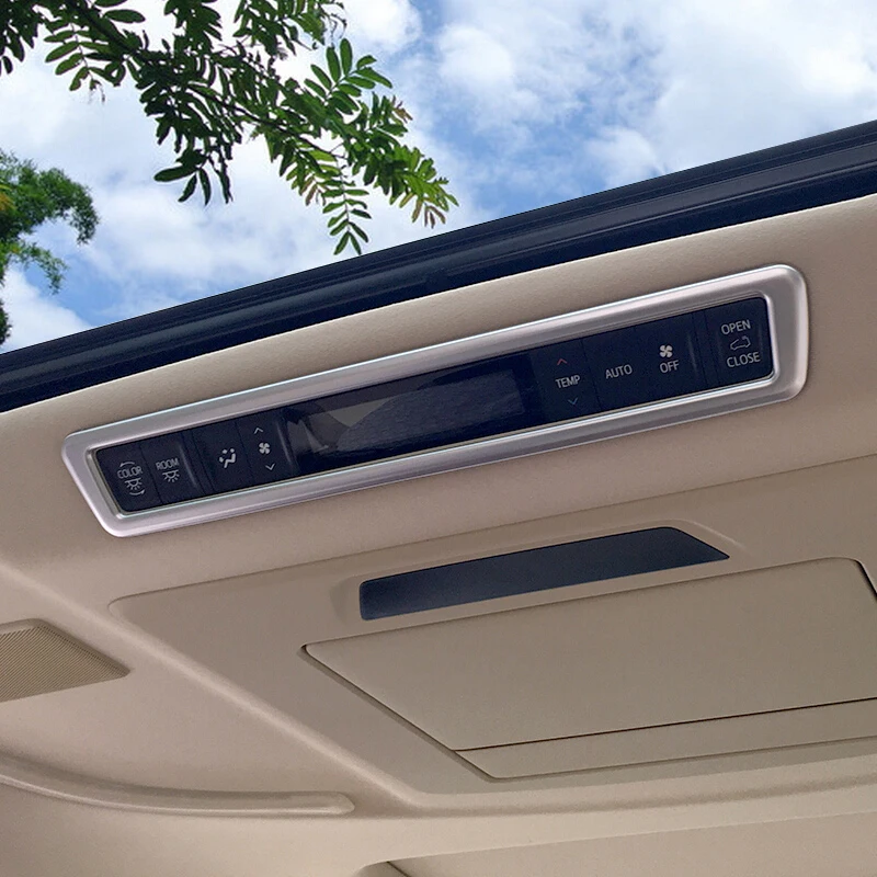 Матовая крышка для TOYOTA Alphard 2016-2018 ABS задняя автомобильного кондиционера
