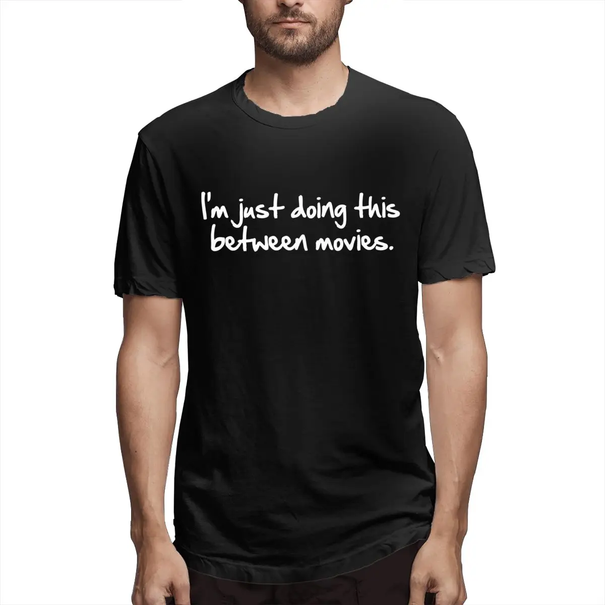 

Between Movies Graphic Tee Men's Short Sleeve T-shirt Funny Tops