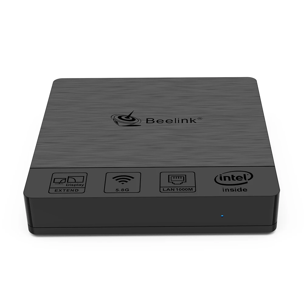 Beelink BT4 мини ПК Intel Atom X5 Z8500 четырехъядерный Windows 10 Мини 4K HTPC с 4 Гб RAM 64 ГБ ROM USB 3 0 HD MI и
