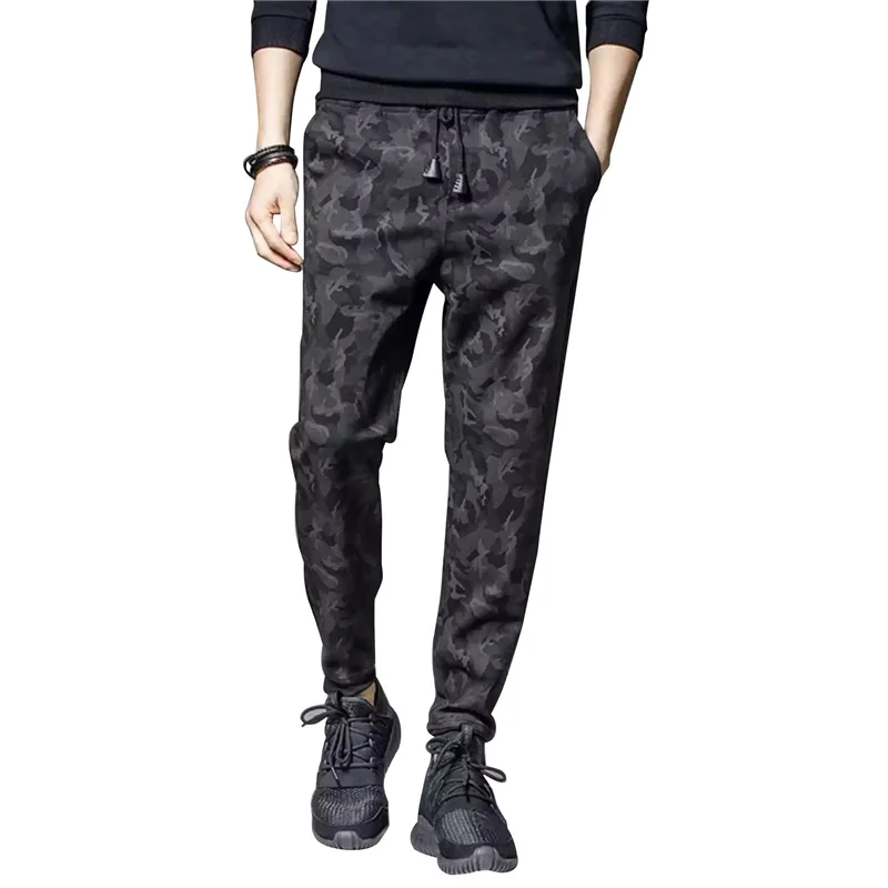 Джинсы-Джоггеры мужские камуфляжные, брюки-карго в стиле милитари, зауженные штаны со множеством карманов, однотонные джинсы-карандаш в сти...