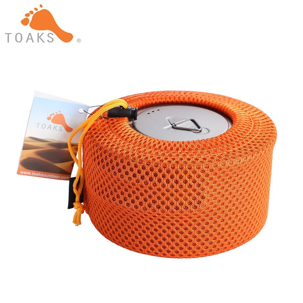 TOAKS посуда для кемпинга из чистого титана Открытый горшки может использоваться в