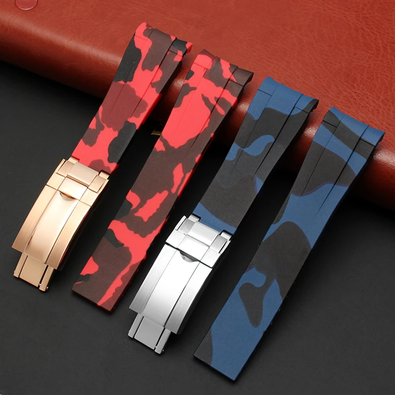 Ремешок Камуфляжный для часов 20 мм из нержавеющей стали | Наручные часы