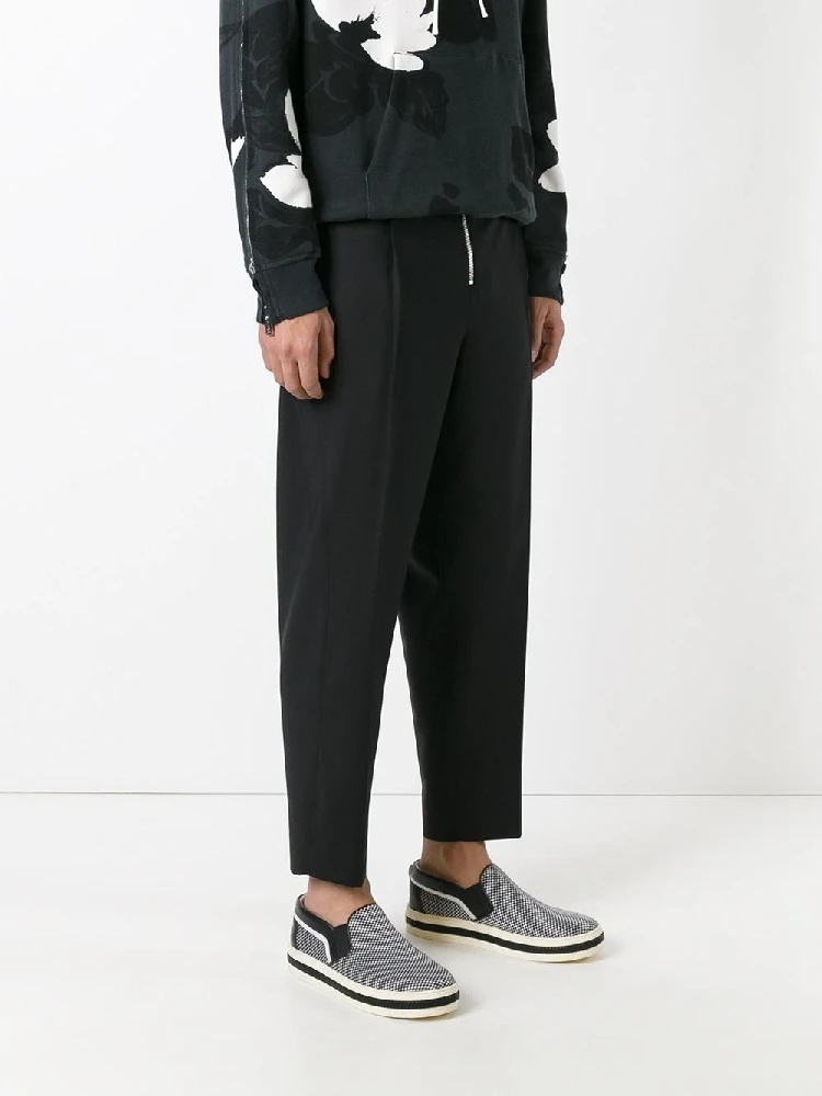 Мужская одежда GD Парикмахерская Мода подиумная молния повседневные шаровары