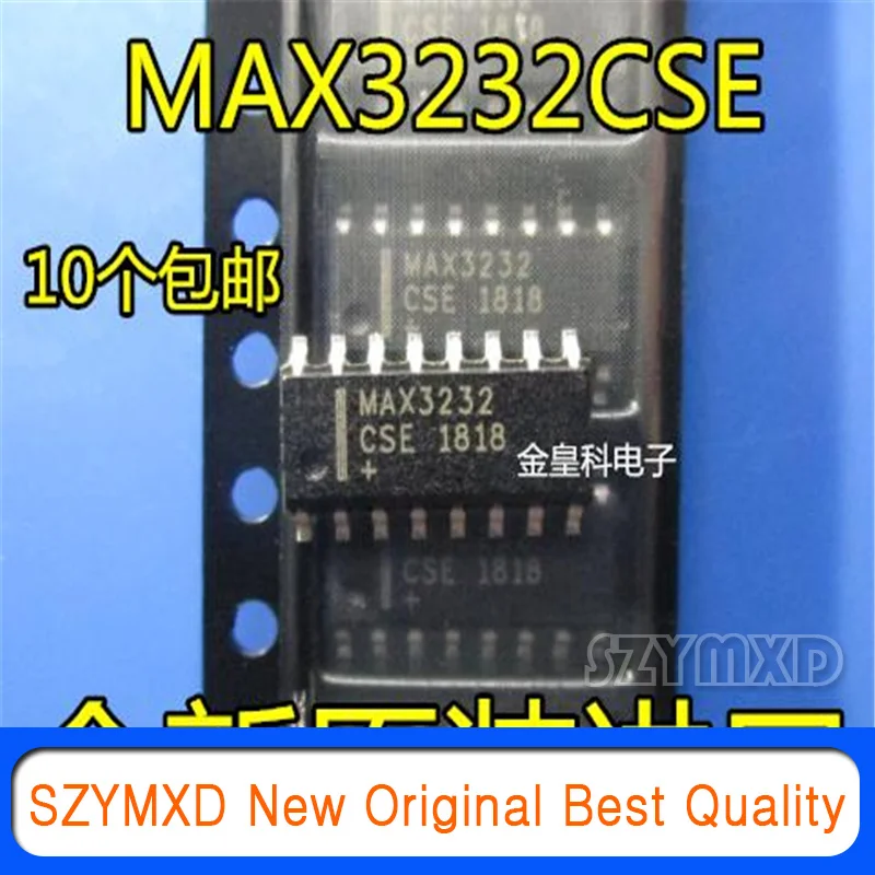 

Новинка, оригинальный MAX3232 MAX3232CSE MAX3232ESE SOP16, 10 шт./лот, фототрансивер