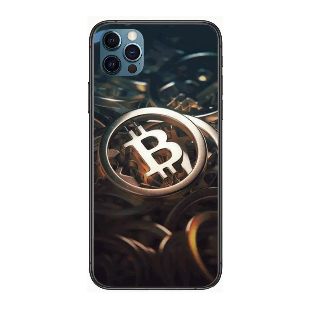 

American gold coins USD Style Phone Case cover For iphone 12 pro max 11 8 7 6 s XR PLUS X XS SE 2020 mini black cell shell