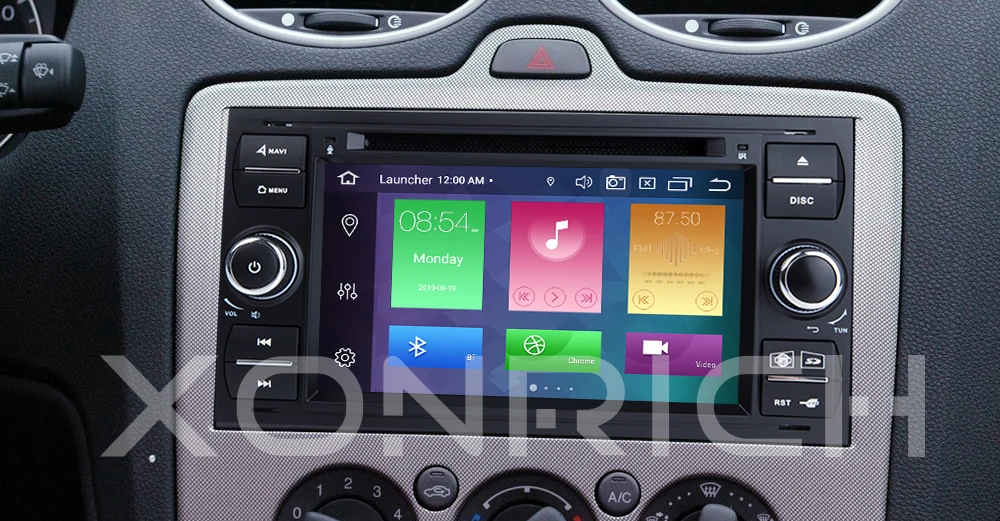 Ips DSP 8 Core2 din Android 9 автомобильный Радио мультимедиа для Ford Focus 2 3 mk2 Mondeo 4 Kuga Fiesta Transit подключения S-MAXC-MAX 4G 64G