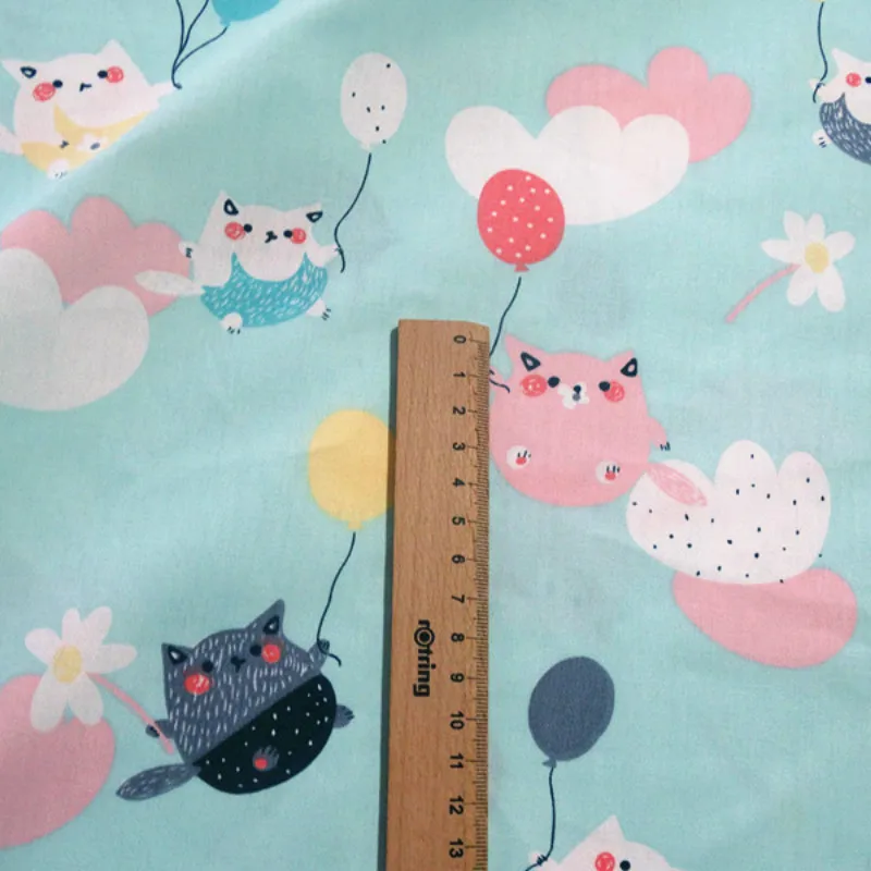 100% хлопок саржевая ткань постельные принадлежности детская Лоскутная Ткань