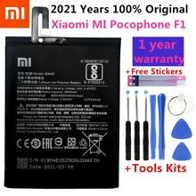 Original Replacement Battery BM4E For Xiaomi MI Pocophone F1 battery Authentic Phone Battery 4000mAh+Tool Kits+Stickers