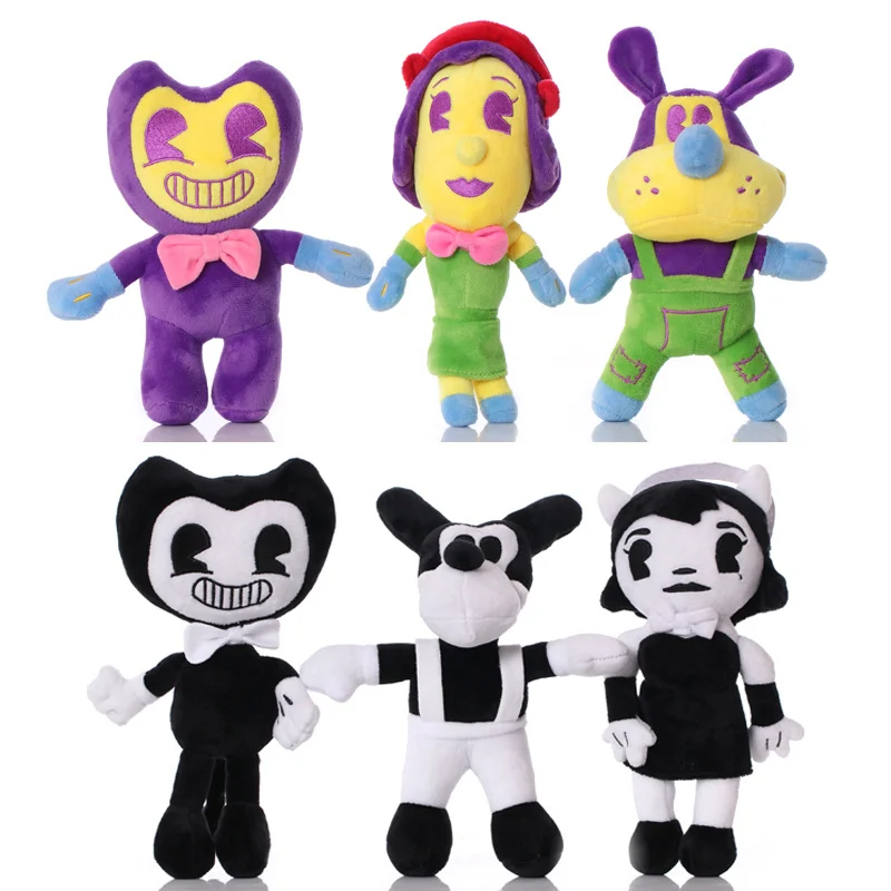 

28cm Plush Toy Thriller Game Bundhit and Ink Printer Doll Bundhit Dog Girl Plush Doll Children Christmas Gifts