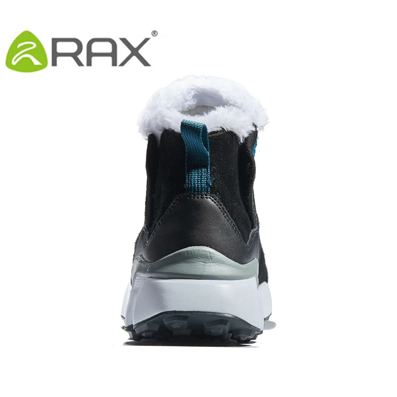 RAX/Новинка Зимние мужские ботинки Теплые шерстяные кроссовки Уличная спортивная