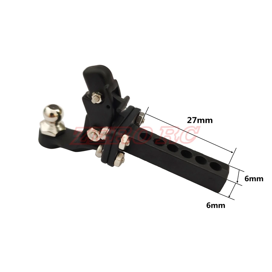 Полностью металлический прицеп 1/10 сцепное устройство приемник буксировочный