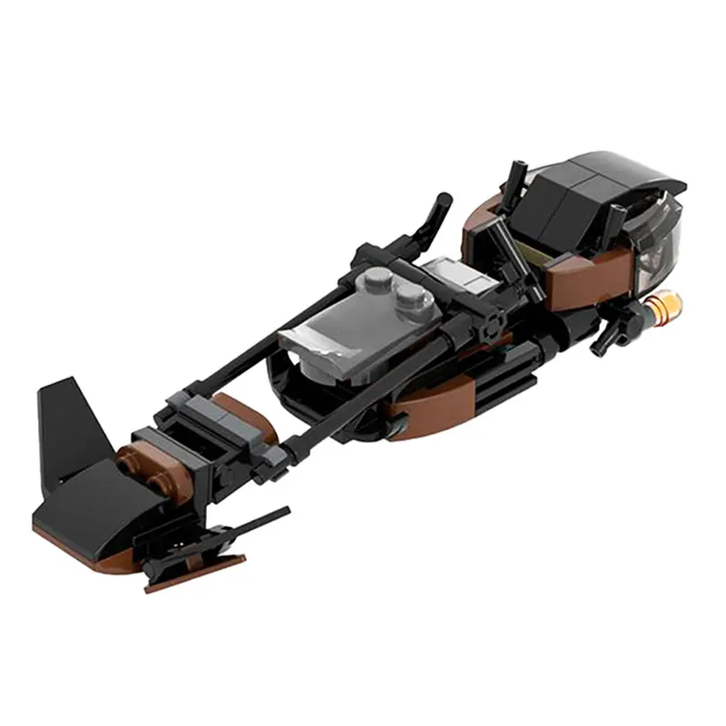 

Interstellar Scout Troopers Speeder Bike Model Bricks MOC Space Motorcycle Airship Building Blocks Educational Toys Kids Gifts
