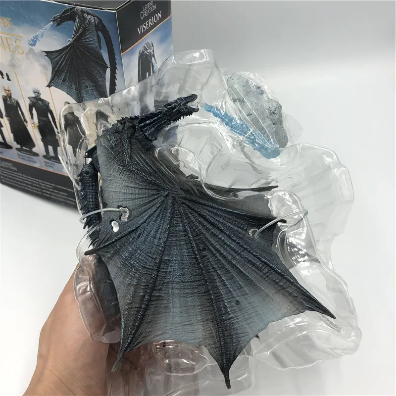 Фильм Игра престолов ночной король ледяной дракон рыцарь ПВХ Фигурки Коллекция Модель игрушки кукла подарок подвижный - Цвет: Opp Bag