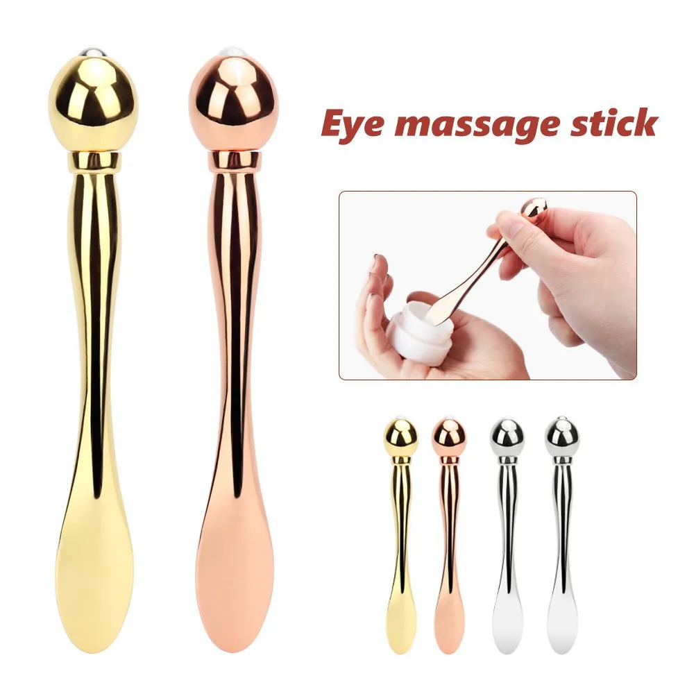 

Eye Cream Massage Stick Steel Ball Ceramic Eye Cream Applicator Stick Eye Wrinkle Anti-fatigue Massage Eyes Cream Stick For Girl