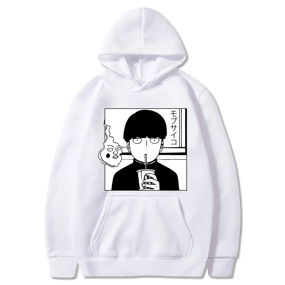 

2020 Mob Psycho 100 Black Funny Hoodie Men Streetwear Harajuku Cotton Casual Hoodie Anime Sweatshirt Homme Clothes Men