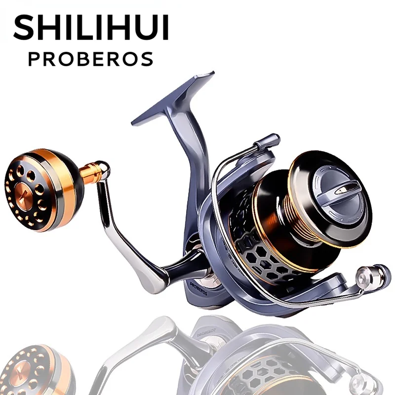 

SHILIHUI Fishing Spinning Reel 11-21KG Max Drag Metal Handle Salt Water Catfish Jigging Reels Carp Fishing Equipment Pesca