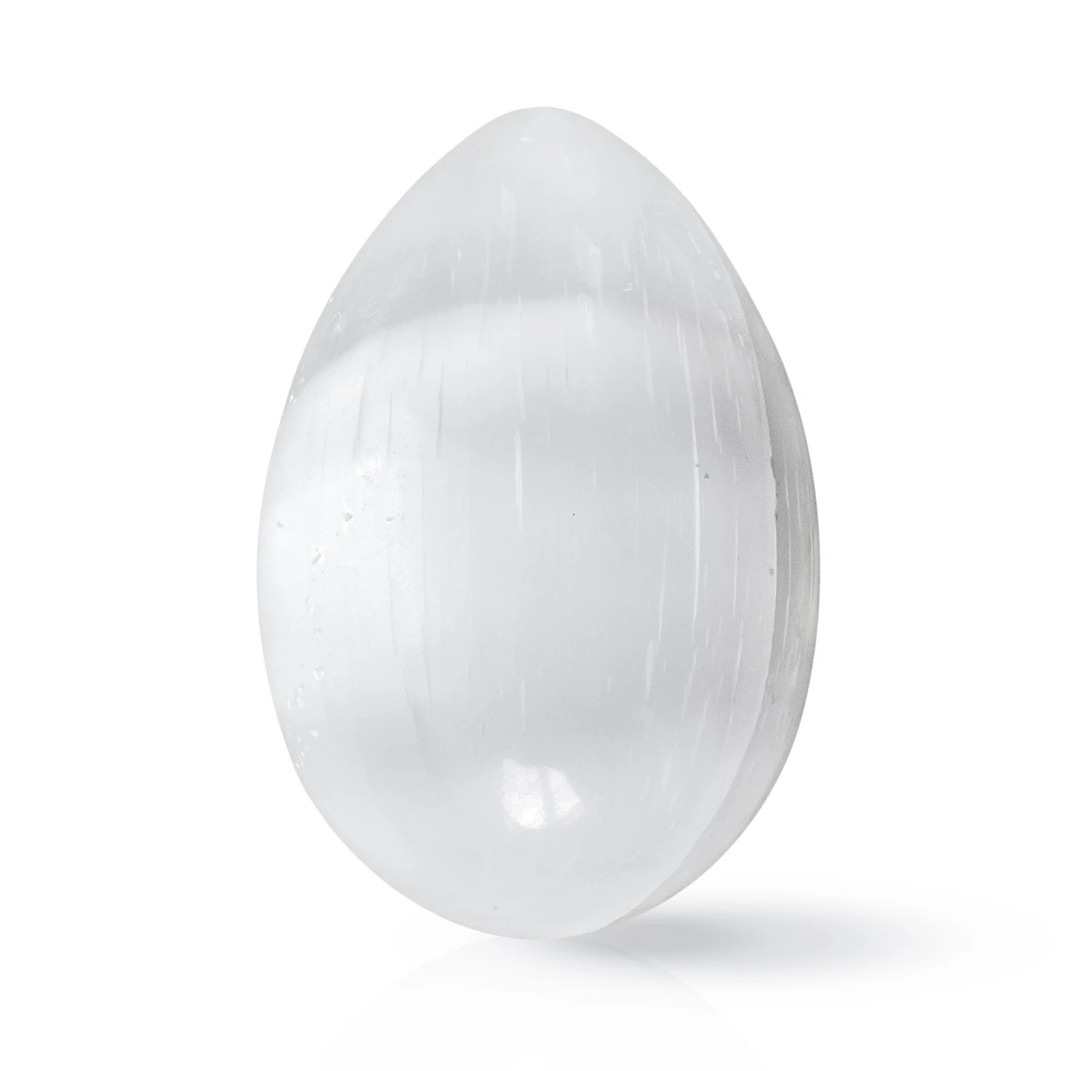 Натуральный камень селенита яйцо Исцеление энергия чакры мяч камни полированные