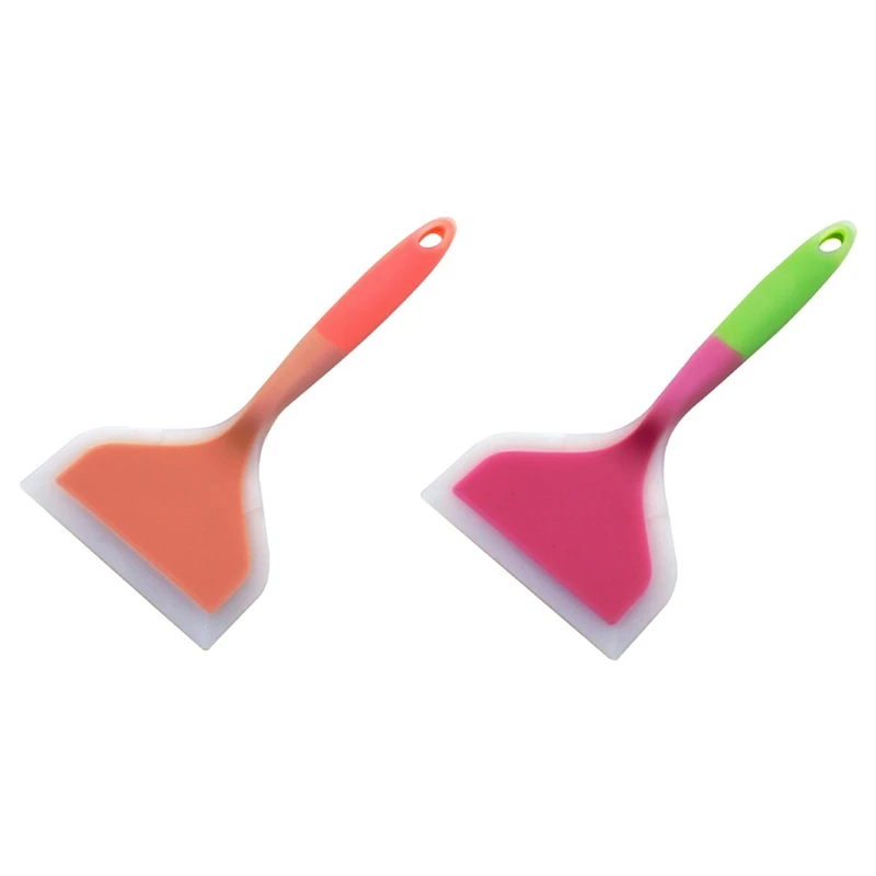 

Heat-resistant Silicone Pot Spatula Food-Grade Silica Gel Not-stick Saucepan Frying Spatula Home Kitchen Cooking Baking Tool