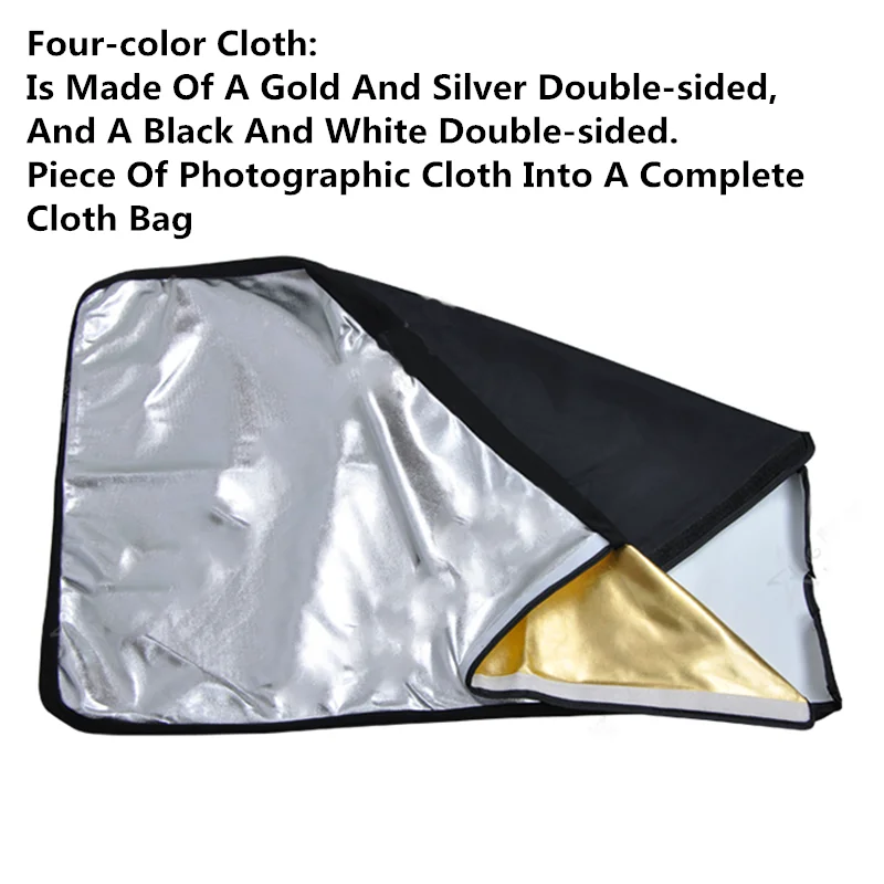 

Newest 4 Colors Panel Cloth Video Studio Stainless Flag Panel Cloth Reflector Diffuser Fotografia Acessorios Camera Photo Studio