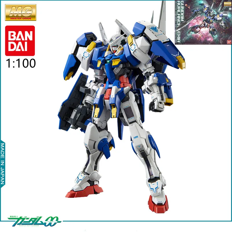 

Bandai Gundam Mg 1/100 GN-001 Avalanche Exia Action Figure Speelgoed Model Kids Gemonteerd Robot Anime boy friends gift